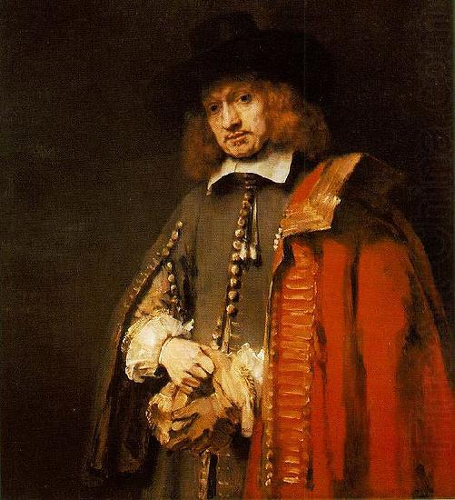 REMBRANDT Harmenszoon van Rijn Jan Six (1618-1700), painted in 1654, aged 36. china oil painting image